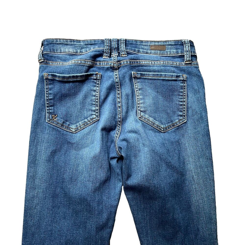 Kut From The Kloth Mia Toothpick Skinny Denim Blue Jeans Stretch Women's Size 6 - Picture 7 of 12